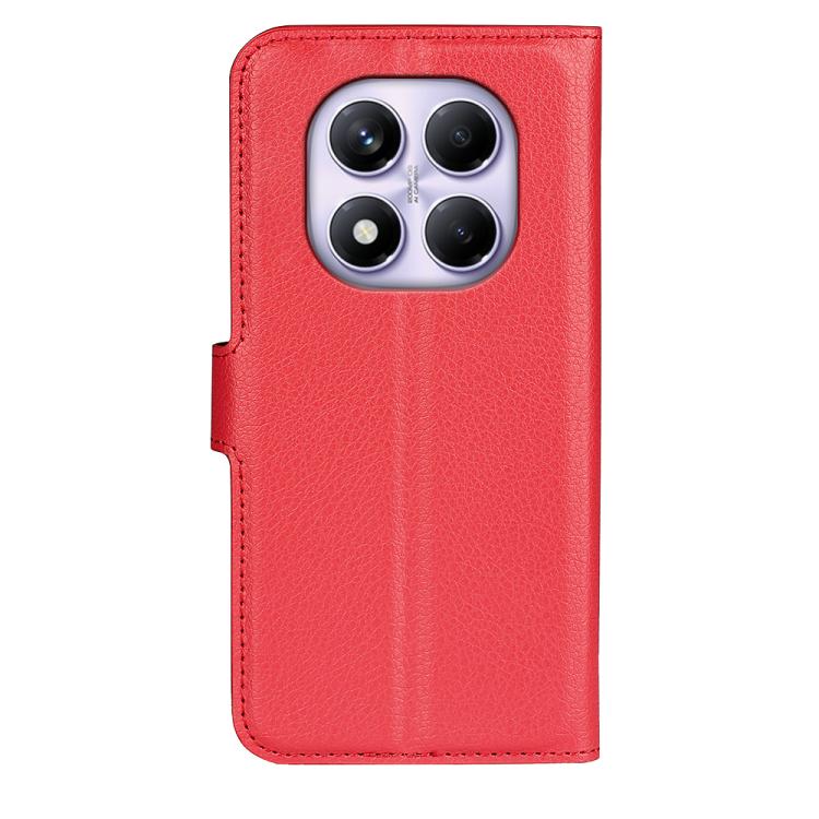 For Xiaomi Redmi Note 14 Pro 4G Litchi Texture Horizontal Flip Leather Phone Case with Holder