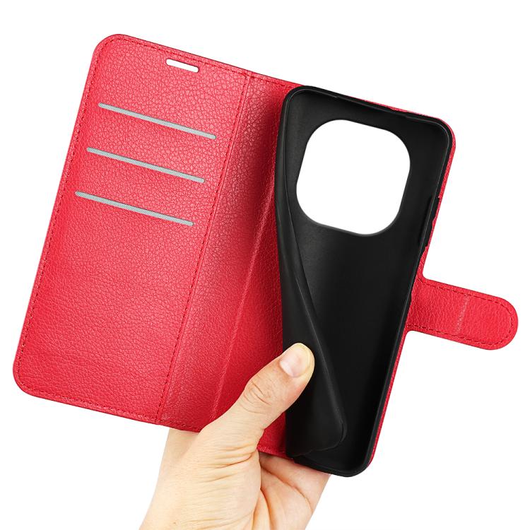 For Xiaomi Redmi Note 14 Pro 4G Litchi Texture Horizontal Flip Leather Phone Case with Holder