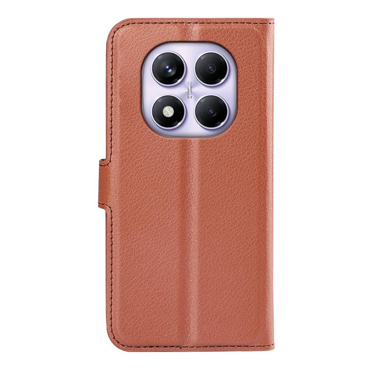 For Xiaomi Redmi Note 14 Pro 4G Litchi Texture Horizontal Flip Leather Phone Case with Holder