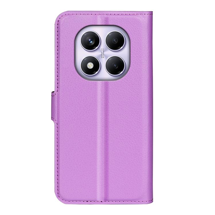 For Xiaomi Redmi Note 14 Pro 4G Litchi Texture Horizontal Flip Leather Phone Case with Holder