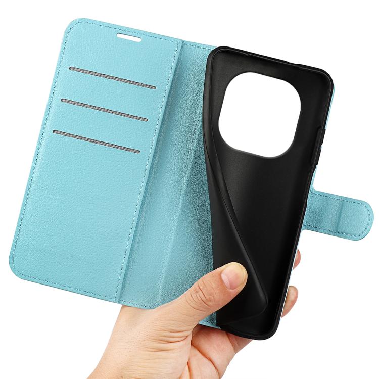 For Xiaomi Redmi Note 14 Pro 4G Litchi Texture Horizontal Flip Leather Phone Case with Holder