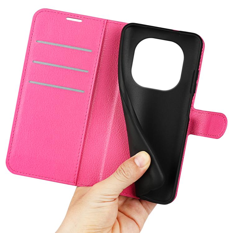 For Xiaomi Redmi Note 14 Pro 4G Litchi Texture Horizontal Flip Leather Phone Case with Holder
