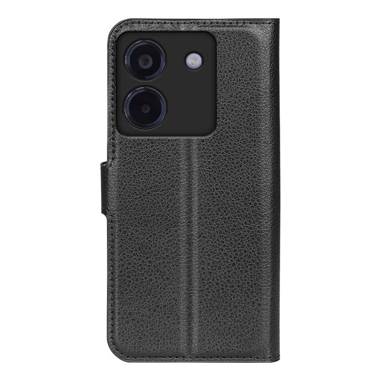 For Xiaomi Poco M7 Pro 5G Litchi Texture Horizontal Flip Leather Phone Case with Holder