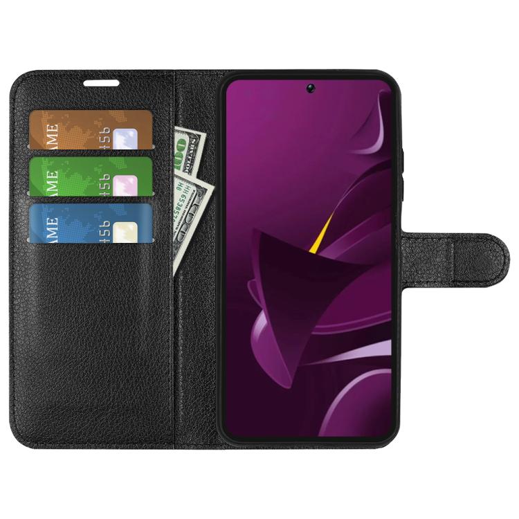 For Xiaomi Poco M7 Pro 5G Litchi Texture Horizontal Flip Leather Phone Case with Holder