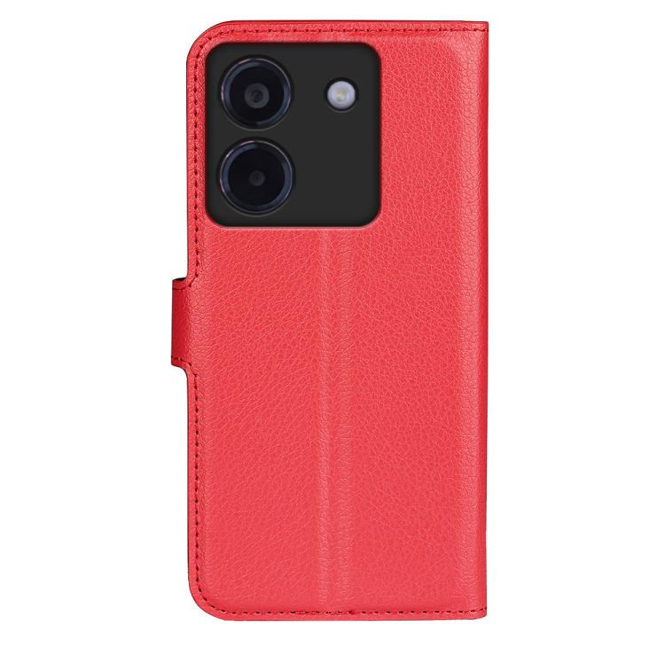 For Xiaomi Poco M7 Pro 5G Litchi Texture Horizontal Flip Leather Phone Case with Holder