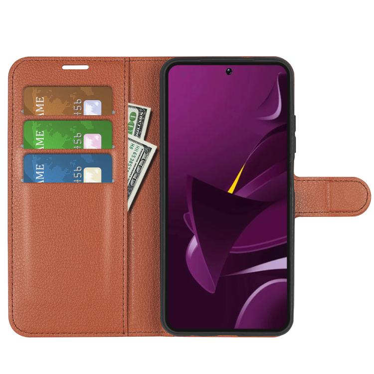 For Xiaomi Poco M7 Pro 5G Litchi Texture Horizontal Flip Leather Phone Case with Holder