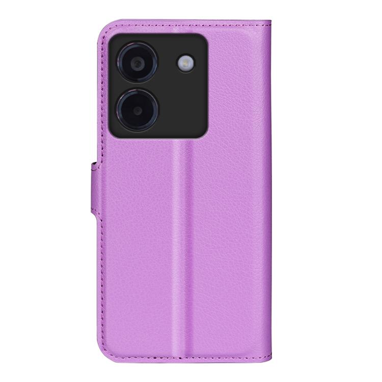 For Xiaomi Poco M7 Pro 5G Litchi Texture Horizontal Flip Leather Phone Case with Holder
