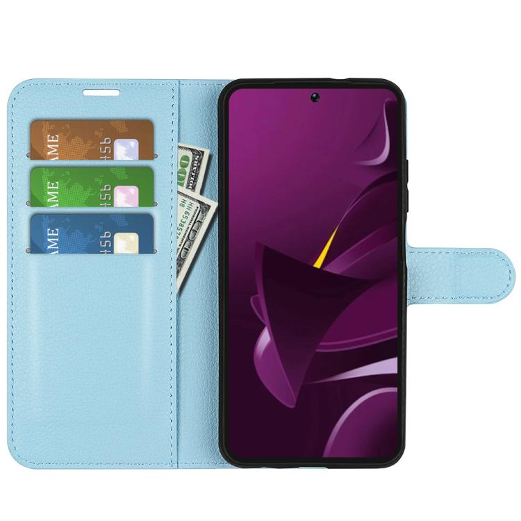 For Xiaomi Poco M7 Pro 5G Litchi Texture Horizontal Flip Leather Phone Case with Holder