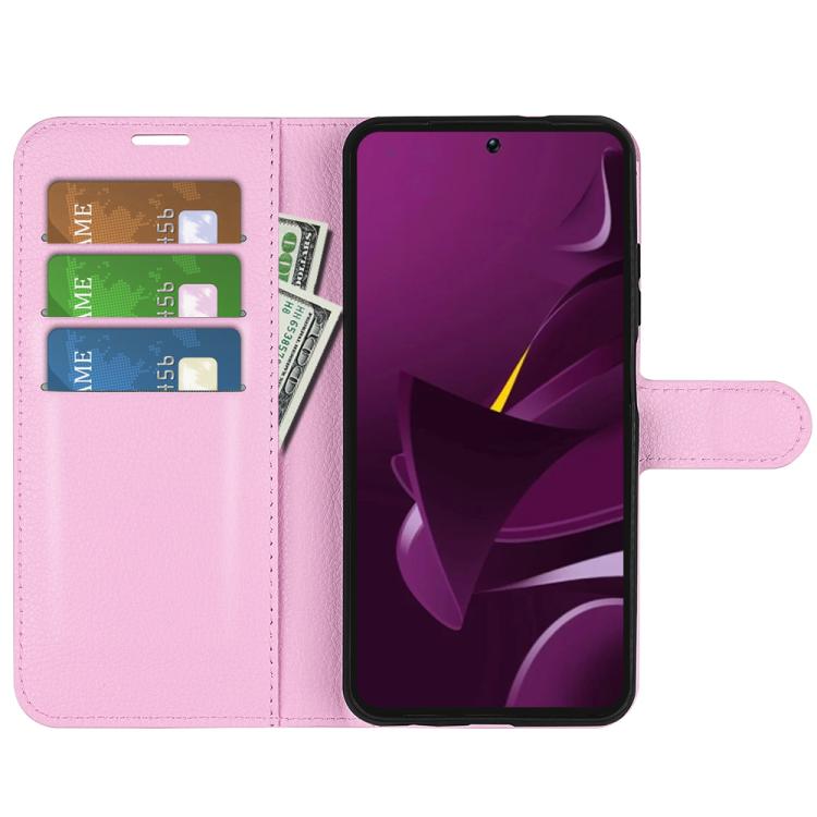 For Xiaomi Poco M7 Pro 5G Litchi Texture Horizontal Flip Leather Phone Case with Holder