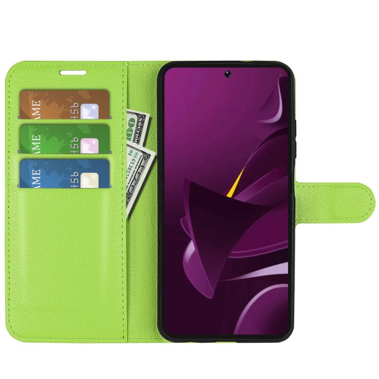 For Xiaomi Poco M7 Pro 5G Litchi Texture Horizontal Flip Leather Phone Case with Holder