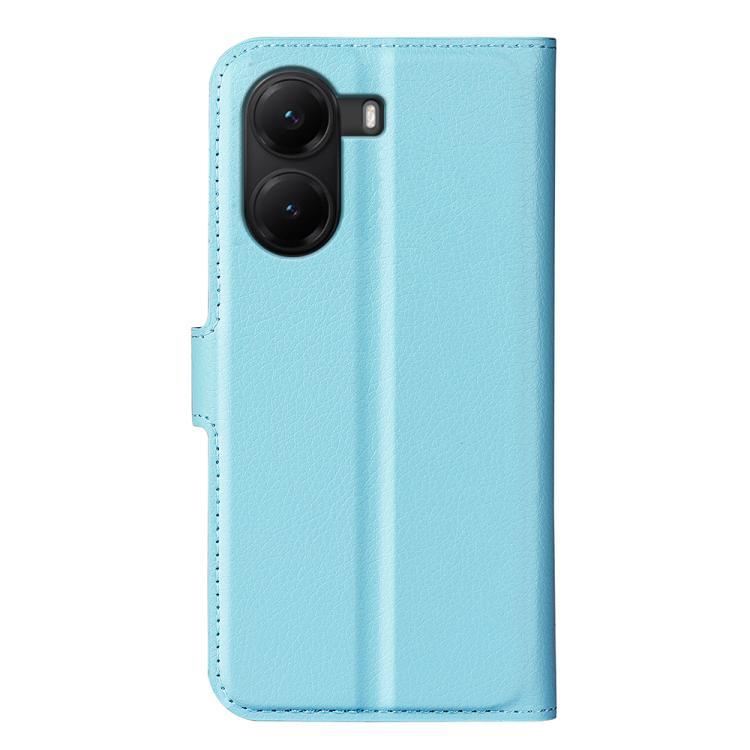 For Xiaomi Poco X7 Pro Litchi Texture Horizontal Flip Leather Phone Case with Holder