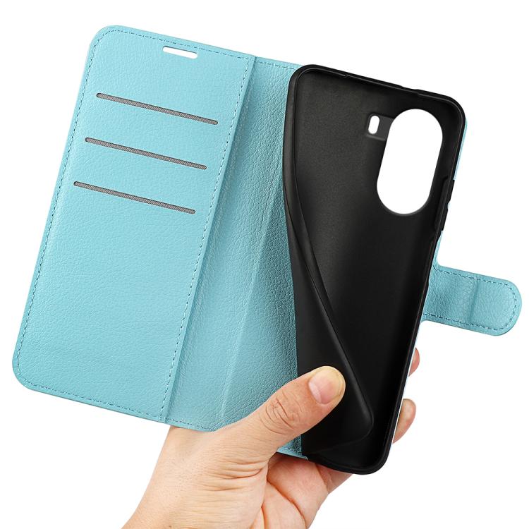 For Xiaomi Poco X7 Pro Litchi Texture Horizontal Flip Leather Phone Case with Holder