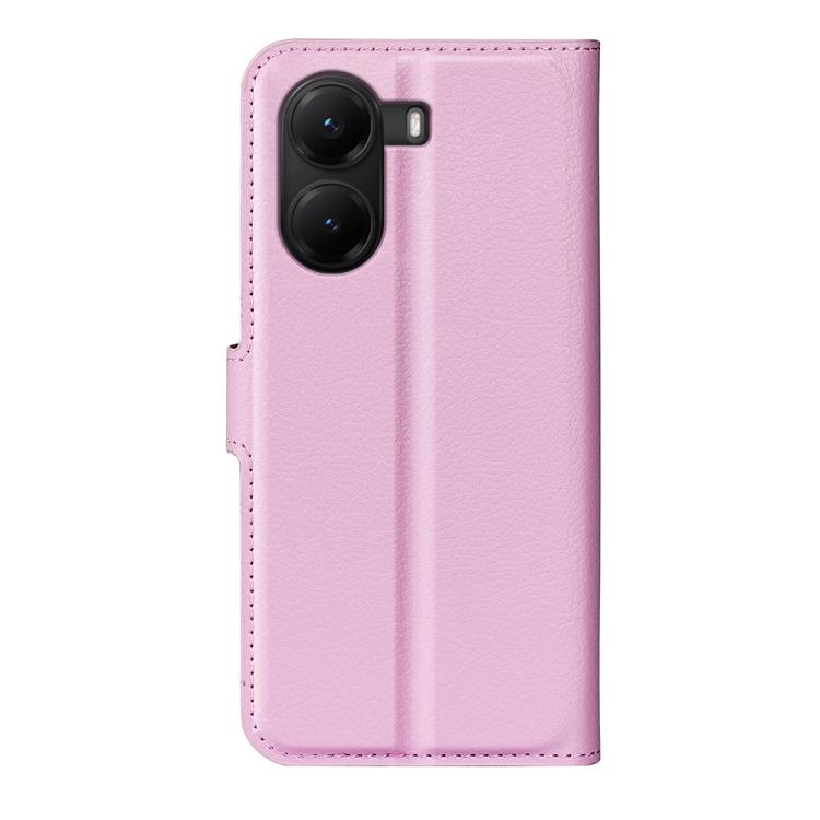 For Xiaomi Poco X7 Pro Litchi Texture Horizontal Flip Leather Phone Case with Holder