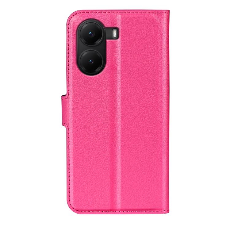 For Xiaomi Poco X7 Pro Litchi Texture Horizontal Flip Leather Phone Case with Holder