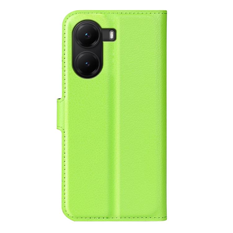 For Xiaomi Poco X7 Pro Litchi Texture Horizontal Flip Leather Phone Case with Holder