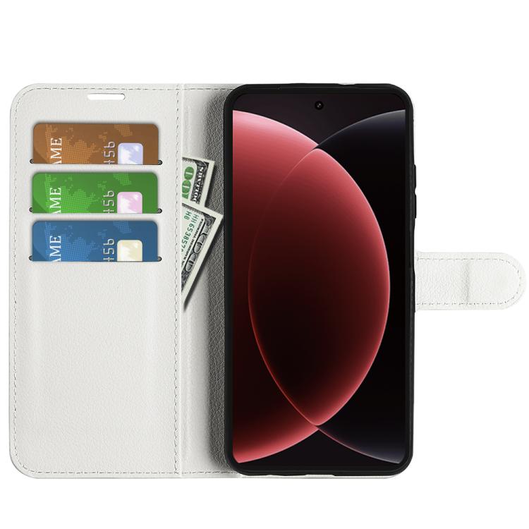 For Xiaomi 15 Ultra Litchi Texture Horizontal Flip Leather Phone Case with Holder