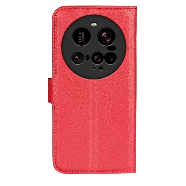 For Xiaomi 15 Ultra Litchi Texture Horizontal Flip Leather Phone Case with Holder