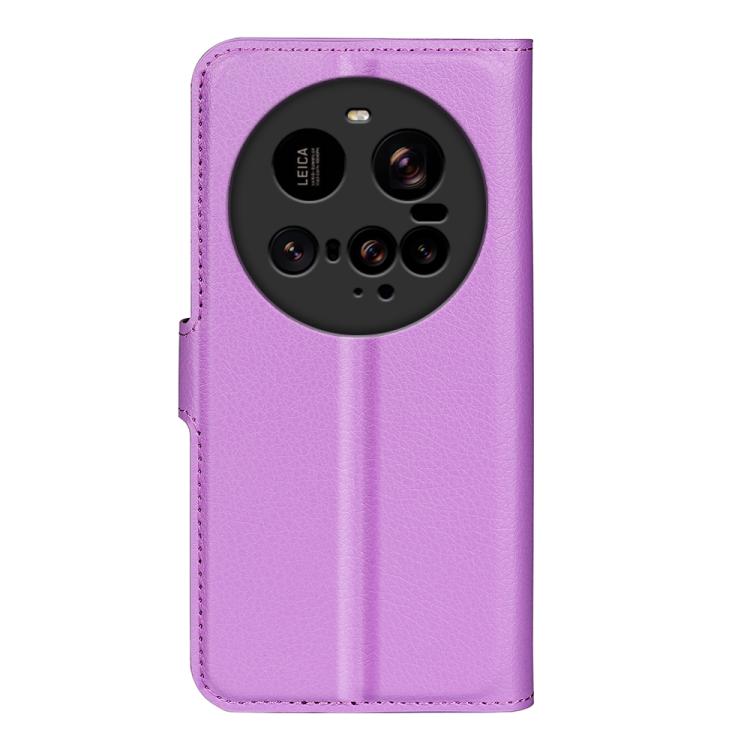 For Xiaomi 15 Ultra Litchi Texture Horizontal Flip Leather Phone Case with Holder