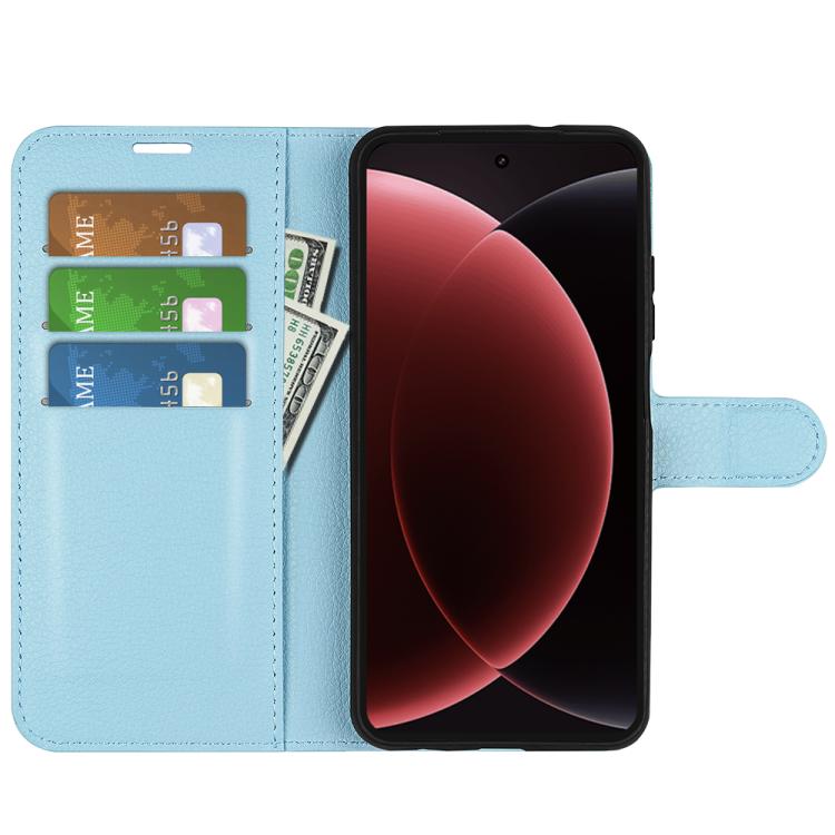 For Xiaomi 15 Ultra Litchi Texture Horizontal Flip Leather Phone Case with Holder