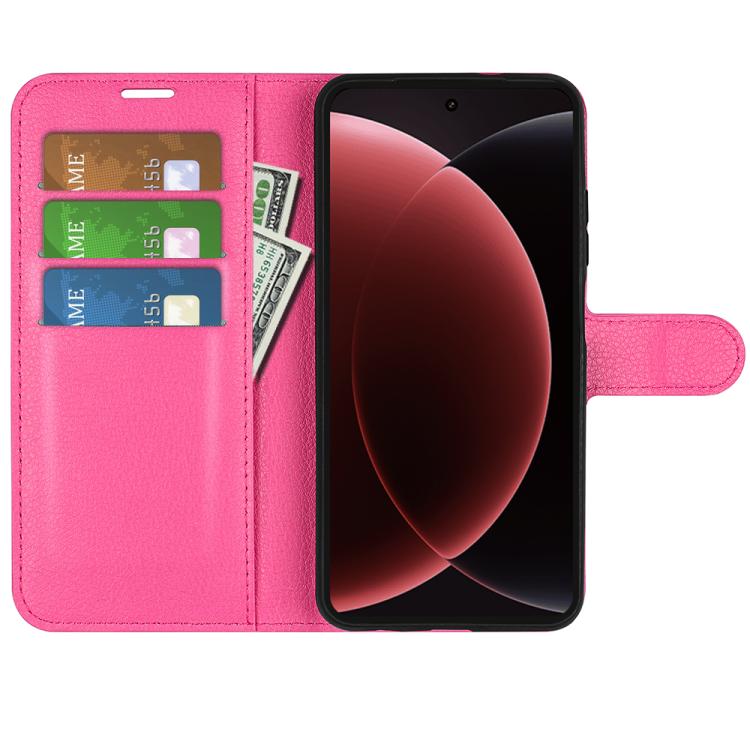 For Xiaomi 15 Ultra Litchi Texture Horizontal Flip Leather Phone Case with Holder