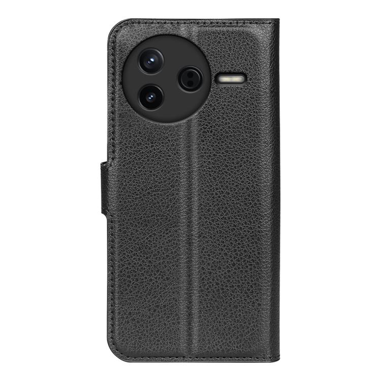 For Xiaomi Poco F7 Pro / Redmi K80 Litchi Texture Horizontal Flip Leather Phone Case with Holder