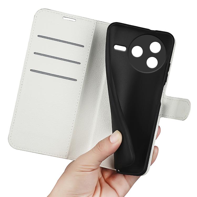 For Xiaomi Poco F7 Pro / Redmi K80 Litchi Texture Horizontal Flip Leather Phone Case with Holder