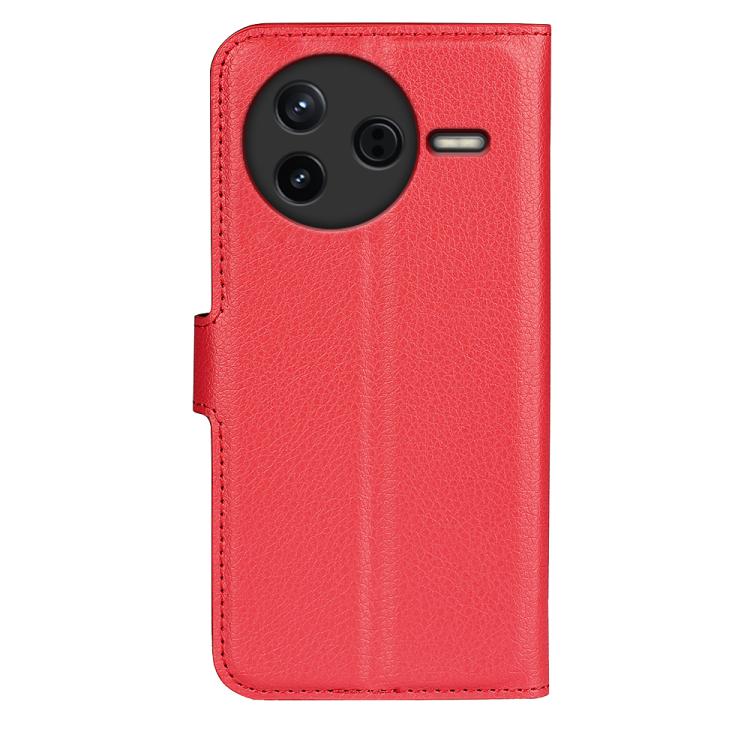 For Xiaomi Poco F7 Pro / Redmi K80 Litchi Texture Horizontal Flip Leather Phone Case with Holder