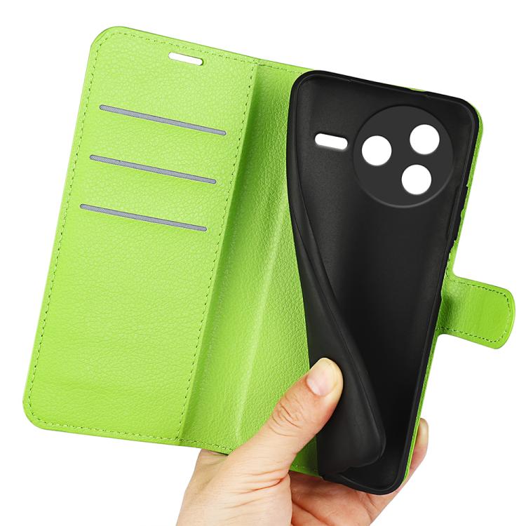 For Xiaomi Poco F7 Pro / Redmi K80 Litchi Texture Horizontal Flip Leather Phone Case with Holder