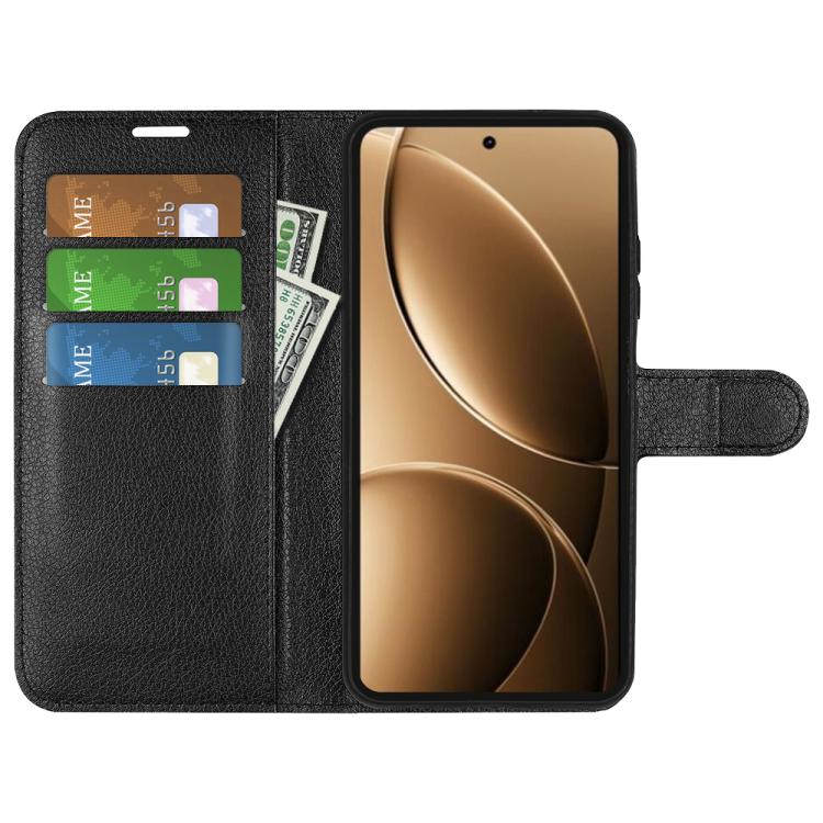 For Redmi K80 Pro / Poco F7 Ultra Litchi Texture Horizontal Flip Leather Phone Case with Holder