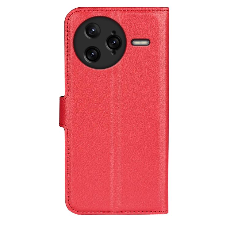 For Redmi K80 Pro / Poco F7 Ultra Litchi Texture Horizontal Flip Leather Phone Case with Holder