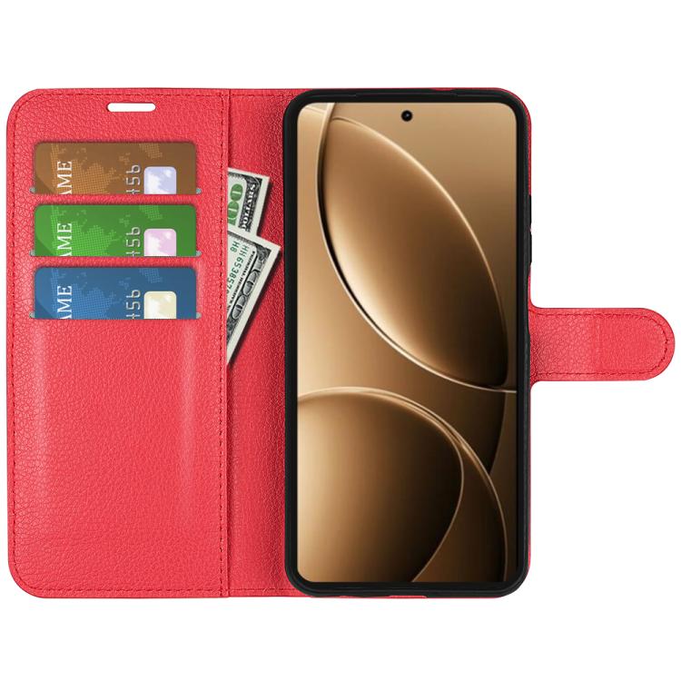 For Redmi K80 Pro / Poco F7 Ultra Litchi Texture Horizontal Flip Leather Phone Case with Holder