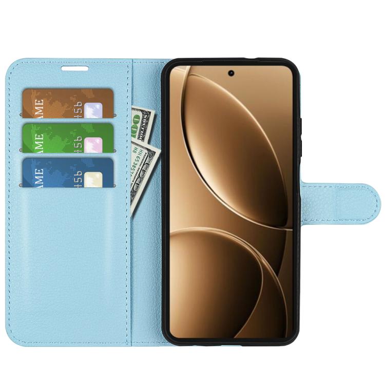 For Redmi K80 Pro / Poco F7 Ultra Litchi Texture Horizontal Flip Leather Phone Case with Holder