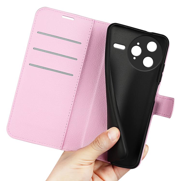 For Redmi K80 Pro / Poco F7 Ultra Litchi Texture Horizontal Flip Leather Phone Case with Holder