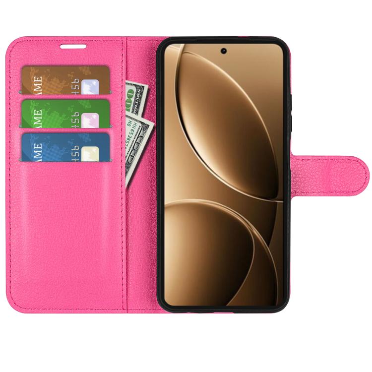 For Redmi K80 Pro / Poco F7 Ultra Litchi Texture Horizontal Flip Leather Phone Case with Holder