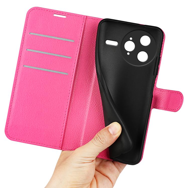 For Redmi K80 Pro / Poco F7 Ultra Litchi Texture Horizontal Flip Leather Phone Case with Holder