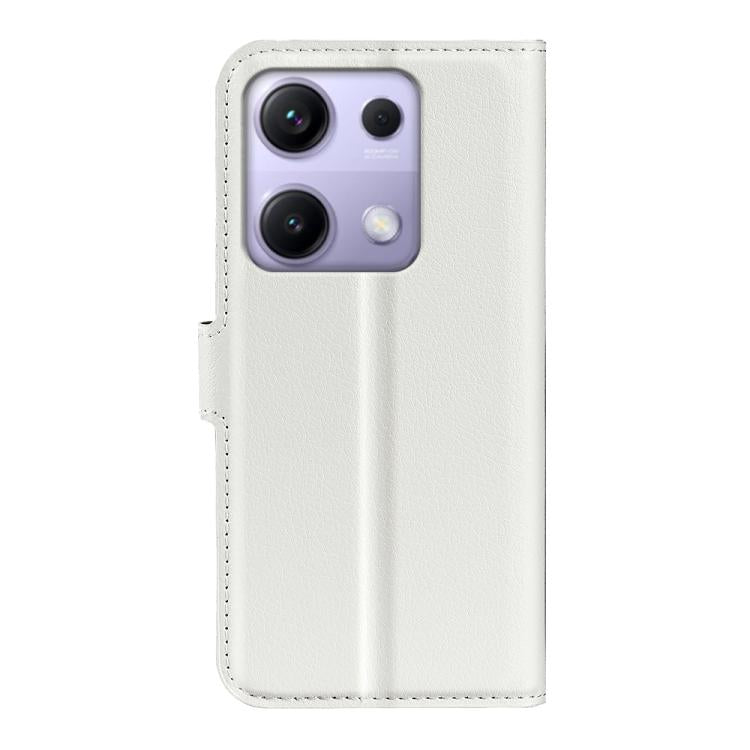 For Redmi Note 14S 4G Litchi Texture Horizontal Flip Leather Phone Case with Holder