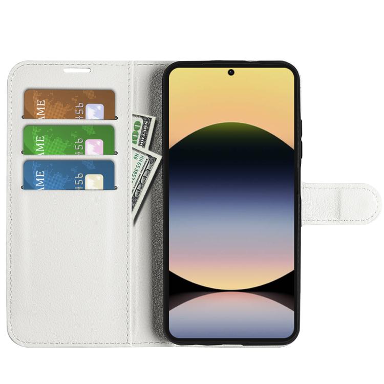 For Redmi Note 14S 4G Litchi Texture Horizontal Flip Leather Phone Case with Holder