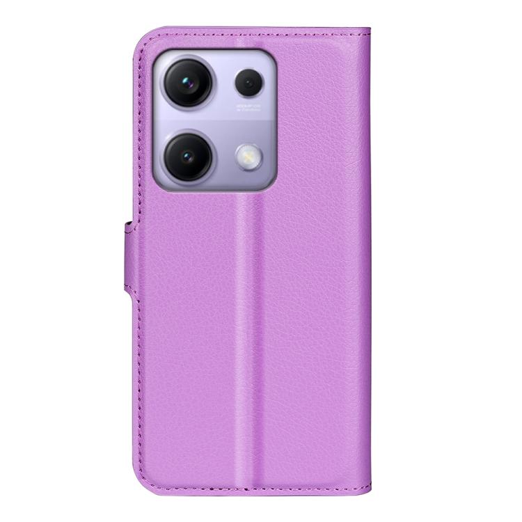 For Redmi Note 14S 4G Litchi Texture Horizontal Flip Leather Phone Case with Holder