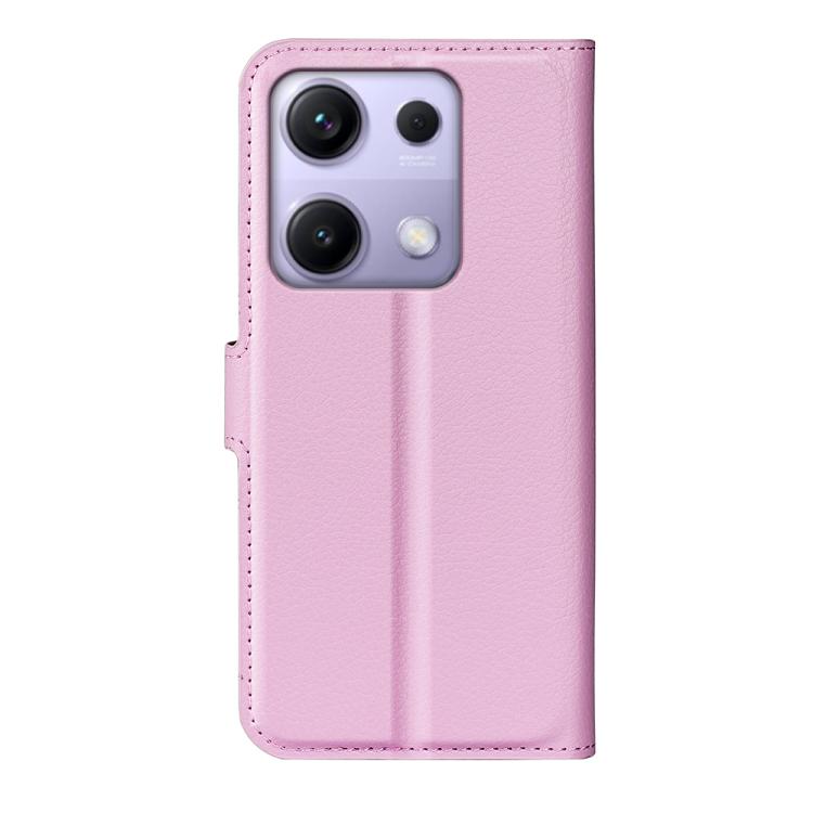 For Redmi Note 14S 4G Litchi Texture Horizontal Flip Leather Phone Case with Holder