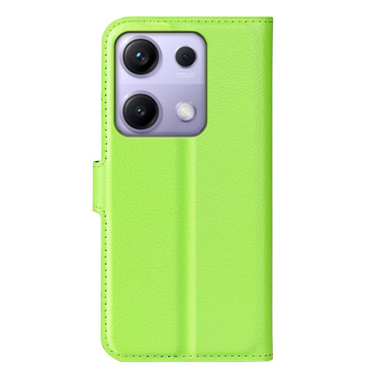 For Redmi Note 14S 4G Litchi Texture Horizontal Flip Leather Phone Case with Holder