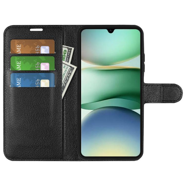 For Redmi A5 4G 173.3mm Litchi Texture Horizontal Flip Leather Phone Case with Holder