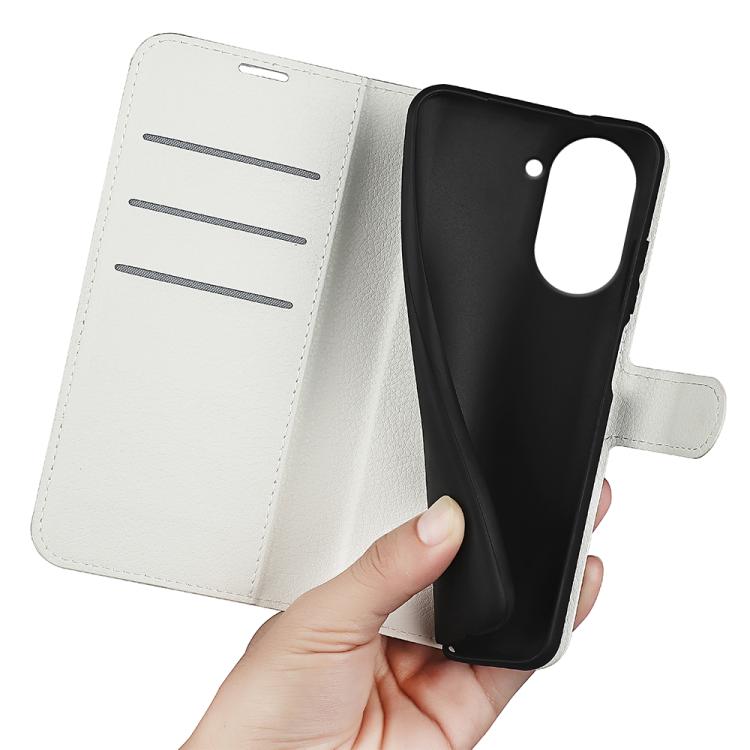 For Redmi A5 4G 173.3mm Litchi Texture Horizontal Flip Leather Phone Case with Holder