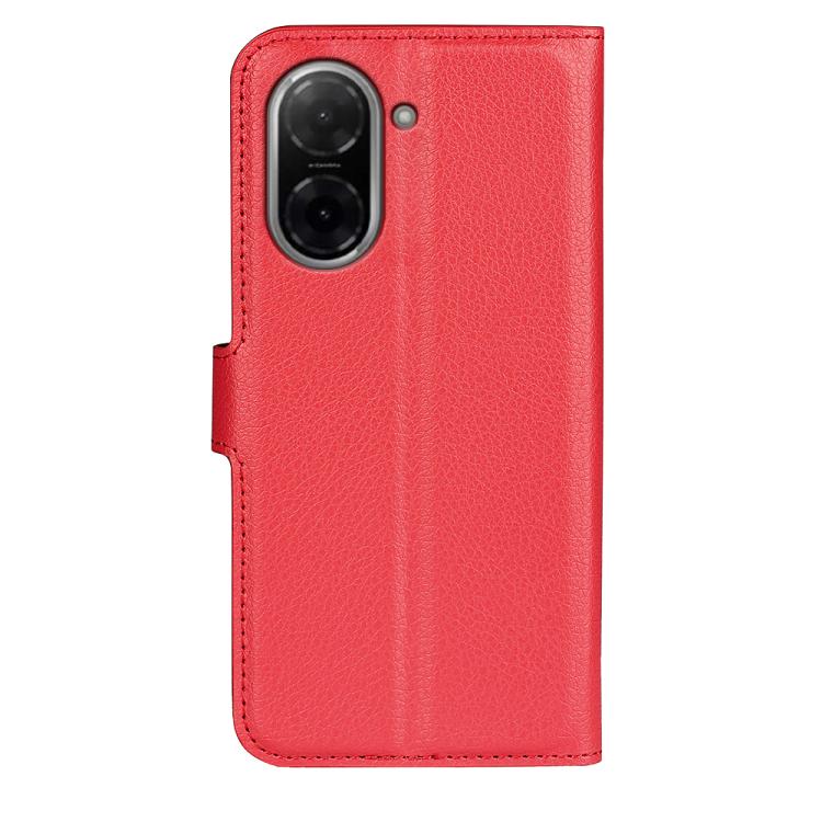 For Redmi A5 4G 173.3mm Litchi Texture Horizontal Flip Leather Phone Case with Holder