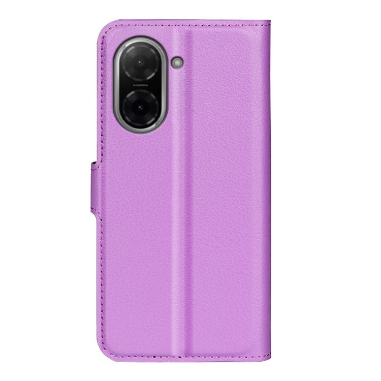 For Redmi A5 4G 173.3mm Litchi Texture Horizontal Flip Leather Phone Case with Holder