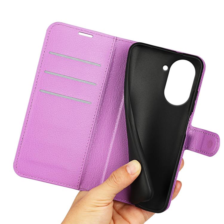 For Redmi A5 4G 173.3mm Litchi Texture Horizontal Flip Leather Phone Case with Holder