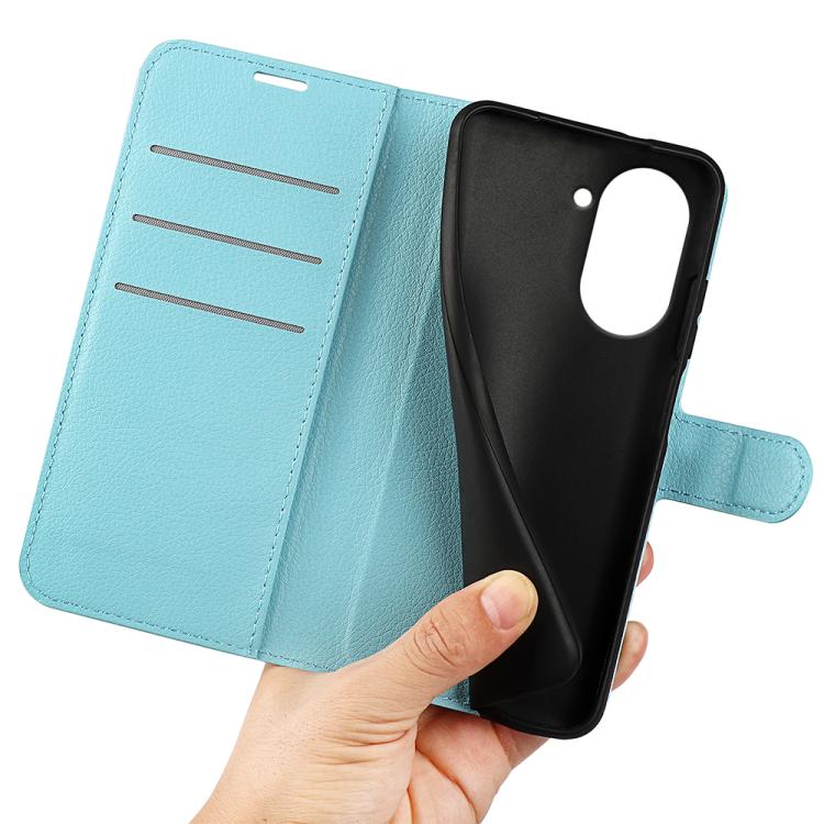 For Redmi A5 4G 173.3mm Litchi Texture Horizontal Flip Leather Phone Case with Holder