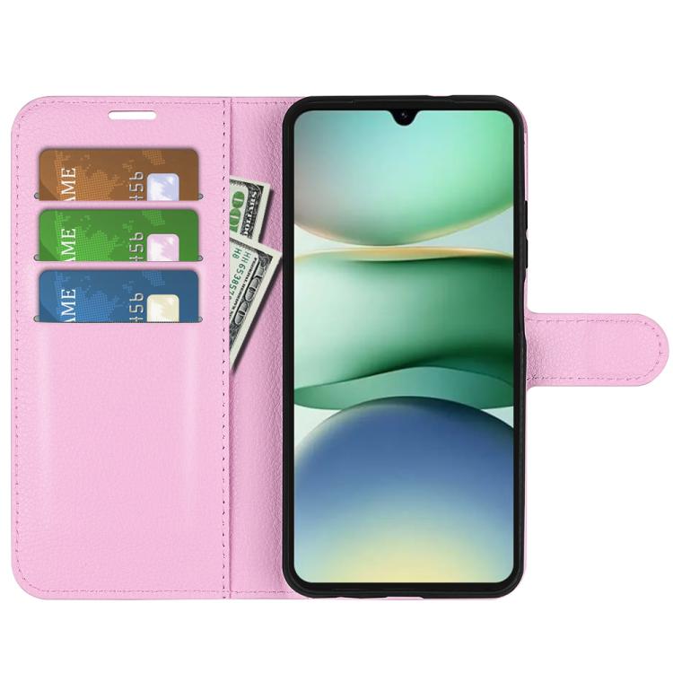 For Redmi A5 4G 173.3mm Litchi Texture Horizontal Flip Leather Phone Case with Holder