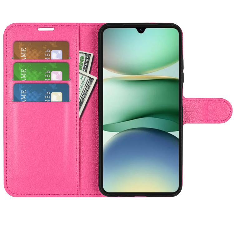 For Redmi A5 4G 173.3mm Litchi Texture Horizontal Flip Leather Phone Case with Holder