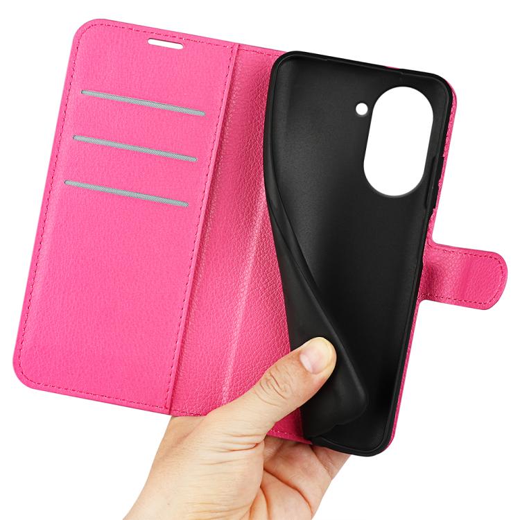 For Redmi A5 4G 173.3mm Litchi Texture Horizontal Flip Leather Phone Case with Holder