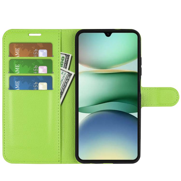 For Redmi A5 4G 173.3mm Litchi Texture Horizontal Flip Leather Phone Case with Holder